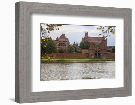 Originally built in the 13th century, Malbork was the castle of the Teutonic Knights-Mallorie Ostrowitz-Framed Photographic Print