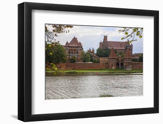 Originally built in the 13th century, Malbork was the castle of the Teutonic Knights-Mallorie Ostrowitz-Framed Photographic Print