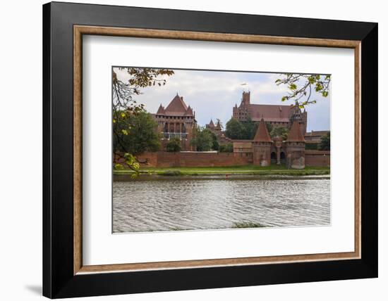 Originally built in the 13th century, Malbork was the castle of the Teutonic Knights-Mallorie Ostrowitz-Framed Photographic Print