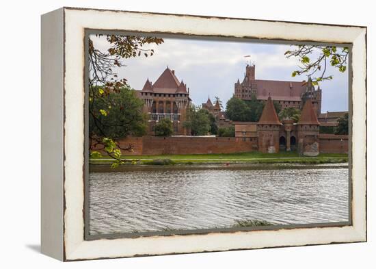 Originally built in the 13th century, Malbork was the castle of the Teutonic Knights-Mallorie Ostrowitz-Framed Premier Image Canvas