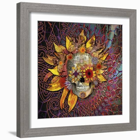 Origins Botaniskull-Fusion Idol Arts-Framed Giclee Print