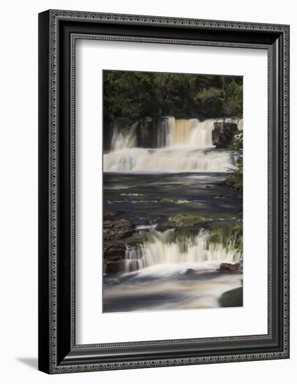 Orinduik Falls, Potaro-Siparuni Region, Brazil, Guyana Border, Guyana-Pete Oxford-Framed Photographic Print