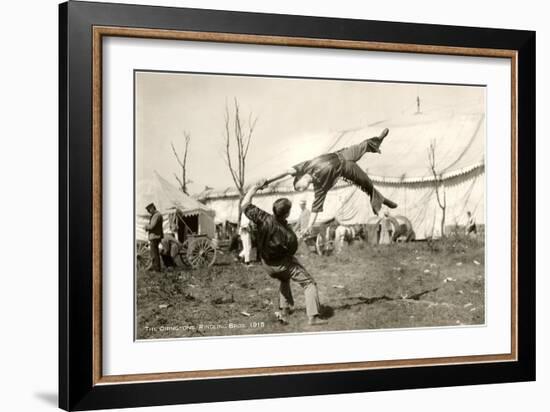 Oringtons, Circus Acrobats, 1915-null-Framed Art Print