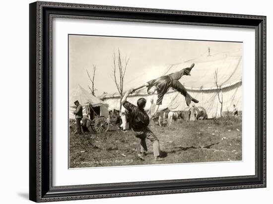 Oringtons, Circus Acrobats, 1915-null-Framed Art Print