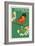 Oriole - Baltimore, MD-Lantern Press-Framed Premium Giclee Print