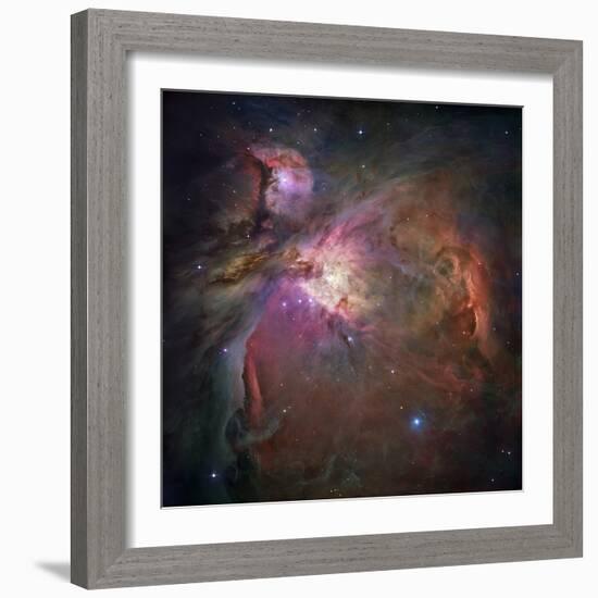 Orion Nebula (M42 And M43)-null-Framed Premium Photographic Print