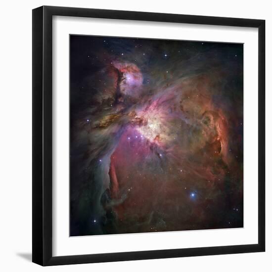 Orion Nebula (M42 And M43)-null-Framed Premium Photographic Print