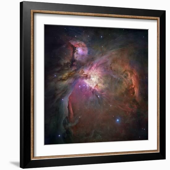 Orion Nebula (M42 And M43)-null-Framed Premium Photographic Print