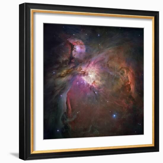 Orion Nebula (M42 And M43)-null-Framed Premium Photographic Print