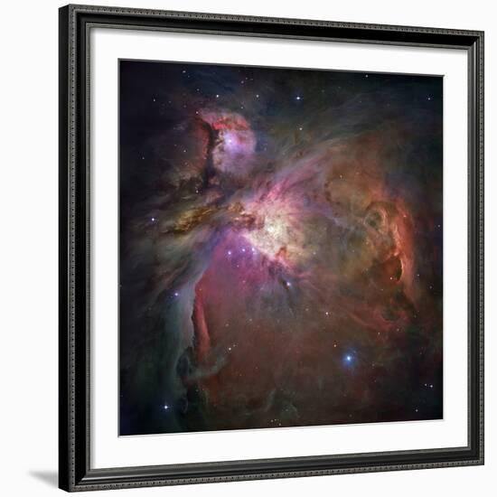 Orion Nebula (M42 And M43)-null-Framed Photographic Print