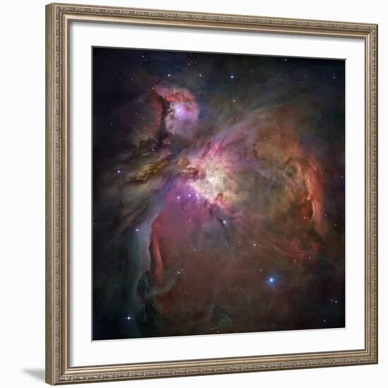 Orion Nebula (M42 And M43)-null-Framed Photographic Print