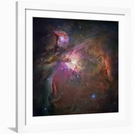 Orion Nebula (M42 And M43)-null-Framed Photographic Print