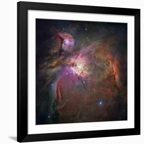 Orion Nebula (M42 And M43)-null-Framed Photographic Print