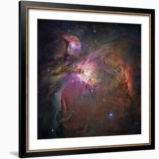 Orion Nebula (M42 And M43)-null-Framed Photographic Print