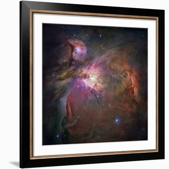 Orion Nebula (M42 And M43)-null-Framed Photographic Print