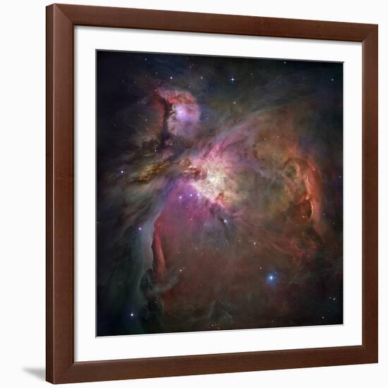 Orion Nebula (M42 And M43)-null-Framed Photographic Print