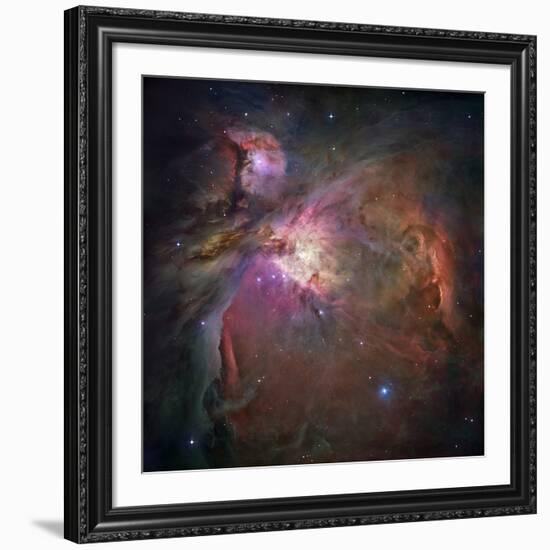 Orion Nebula (M42 And M43)-null-Framed Photographic Print