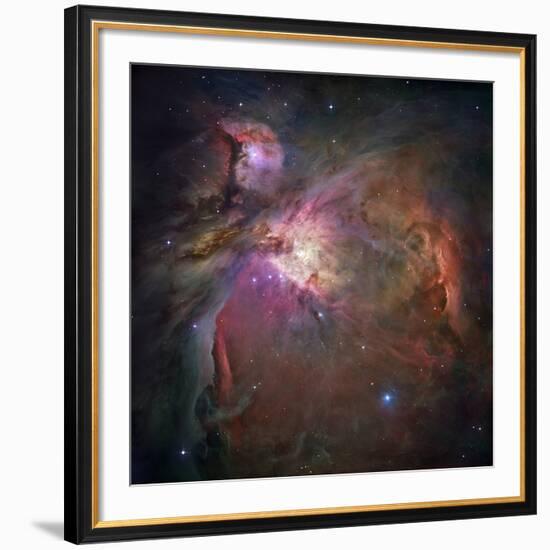 Orion Nebula (M42 And M43)-null-Framed Photographic Print