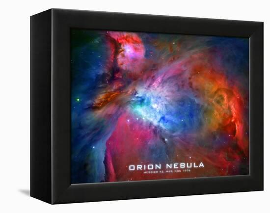 Orion Nebula Text Space Photo Poster Print-null-Framed Stretched Canvas