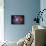 Orion Nebula Text Space Photo-null-Framed Stretched Canvas displayed on a wall
