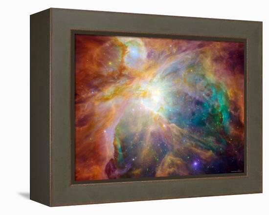 Orion Nebula-Stocktrek Images-Framed Premier Image Canvas