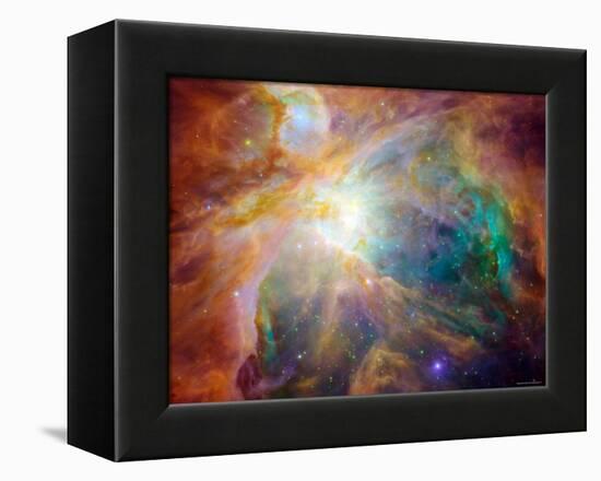Orion Nebula-Stocktrek Images-Framed Premier Image Canvas