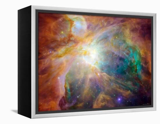 Orion Nebula-Stocktrek Images-Framed Premier Image Canvas