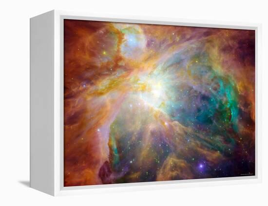 Orion Nebula-Stocktrek Images-Framed Premier Image Canvas