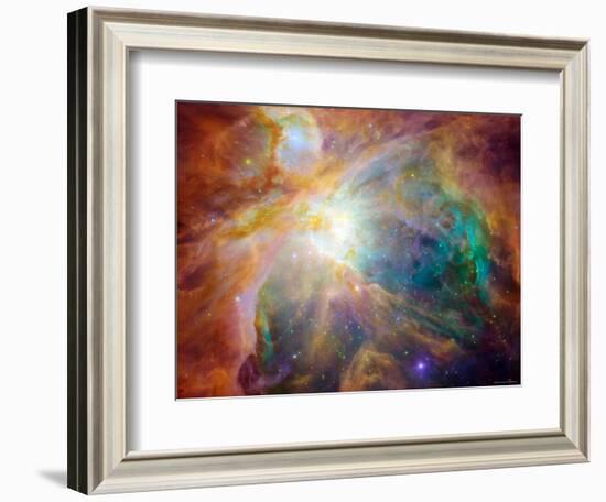 Orion Nebula-Stocktrek Images-Framed Photographic Print