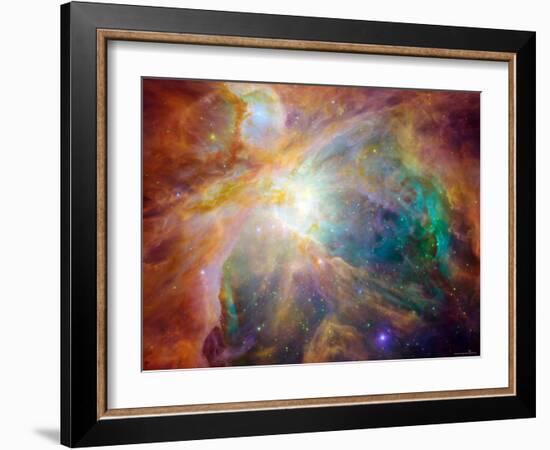 Orion Nebula-Stocktrek Images-Framed Photographic Print