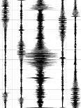 Earthquake Waves Graph-oriontrail2-Art Print