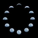 Moon and it's Phases-oriontrail2-Framed Premium Giclee Print