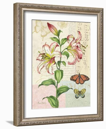 Oripet Lily Collage-Pamela Gladding-Framed Art Print