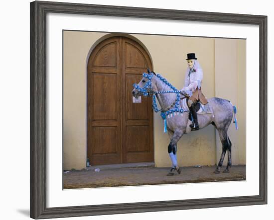 Oristano-La Santiglia Carnival, Sardinia, Italy, Europe-Bruno Morandi-Framed Photographic Print