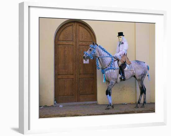 Oristano-La Santiglia Carnival, Sardinia, Italy, Europe-Bruno Morandi-Framed Photographic Print