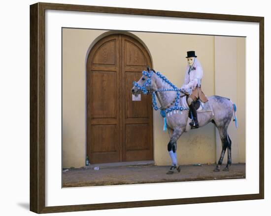 Oristano-La Santiglia Carnival, Sardinia, Italy, Europe-Bruno Morandi-Framed Photographic Print