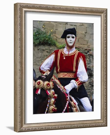 Oristano-La Santiglia Carnival, Sardinia, Italy, Europe-Bruno Morandi-Framed Photographic Print