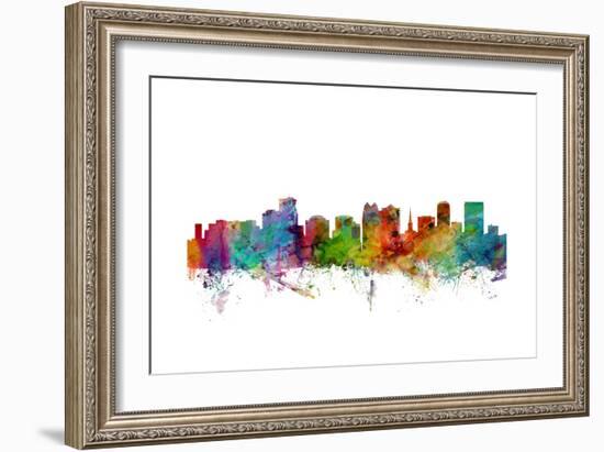 Orlando Florida Skyline-Michael Tompsett-Framed Art Print