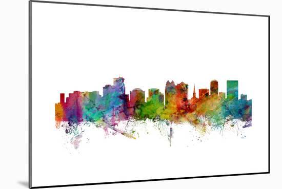 Orlando Florida Skyline-Michael Tompsett-Mounted Art Print