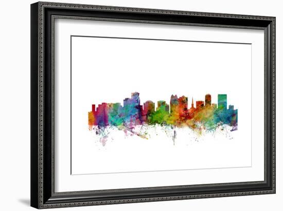 Orlando Florida Skyline-Michael Tompsett-Framed Art Print