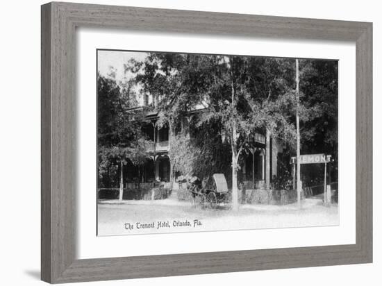 Orlando, Florida - Tremont Hotel Exterior View-Lantern Press-Framed Art Print