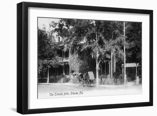 Orlando, Florida - Tremont Hotel Exterior View-Lantern Press-Framed Art Print