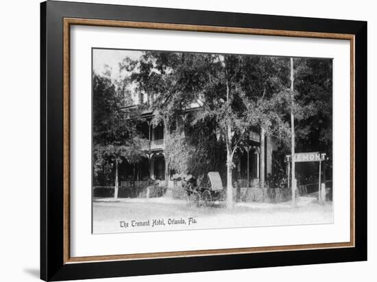 Orlando, Florida - Tremont Hotel Exterior View-Lantern Press-Framed Art Print