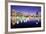 Orlando, Florida, USA Downtown Skyline at Eola Lake.-SeanPavonePhoto-Framed Photographic Print