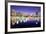 Orlando, Florida, USA Downtown Skyline at Eola Lake.-SeanPavonePhoto-Framed Photographic Print