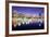 Orlando, Florida, USA Downtown Skyline at Eola Lake.-SeanPavonePhoto-Framed Photographic Print