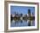 Orlando Skyline Across Lake Eola, Florida, USA-Walter Bibikow-Framed Photographic Print