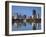 Orlando Skyline Across Lake Eola, Florida, USA-Walter Bibikow-Framed Photographic Print