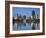 Orlando Skyline Across Lake Eola, Florida, USA-Walter Bibikow-Framed Photographic Print