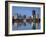 Orlando Skyline Across Lake Eola, Florida, USA-Walter Bibikow-Framed Photographic Print